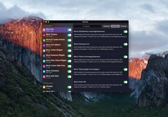 1Blocker 1.4.8 for Mac|Mac版下载 | 广告屏蔽工具