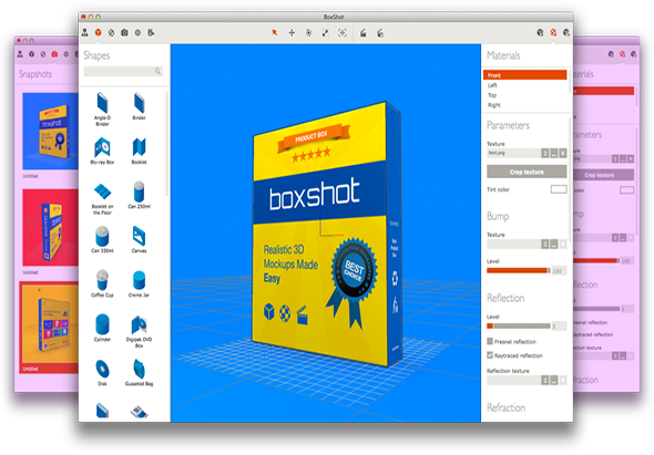 Boxshot 5 5.0.8 for Mac|Mac版下载 | 3D包装设计应用