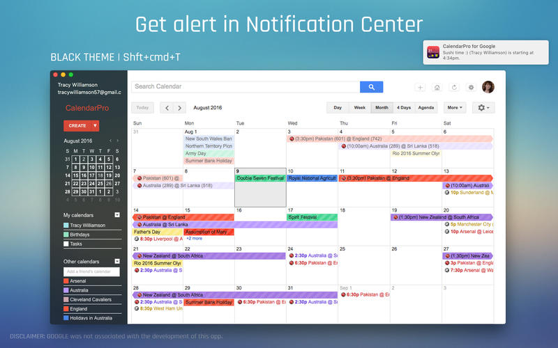 CalendarPro 3.6 for Mac|Mac版下载 | 谷歌日历客户端