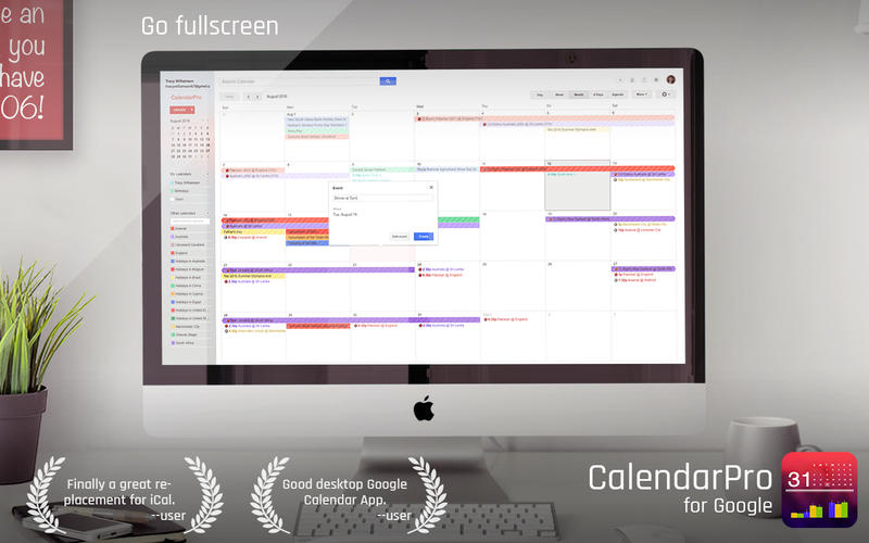 CalendarPro 3.6 for Mac|Mac版下载 | 谷歌日历客户端