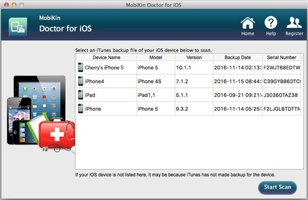 Mobikin Doctor for iOS 1.0.19 for Mac|Mac版下载 | iOS数据恢复软件