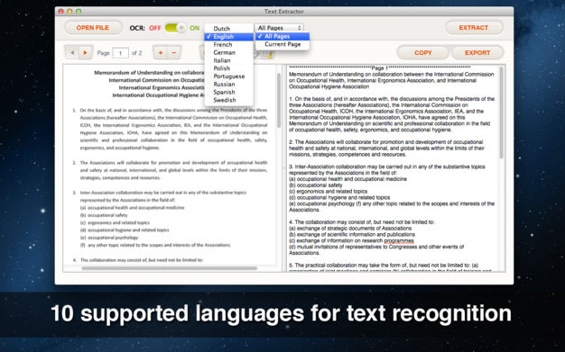 Text Extractor 1.6.0 for Mac|Mac版下载 | 从PDF或图片中提取文字
