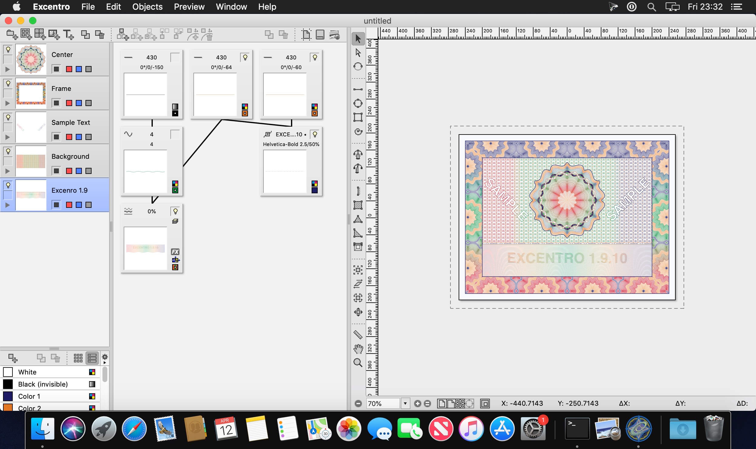 Excentro 1.9.26 for Mac|Mac版下载 | 防伪纹理及水印设计软件