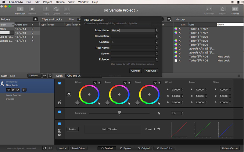 LiveGrade Pro 4.4.3 for Mac|Mac版下载 | 专业实时调色软件