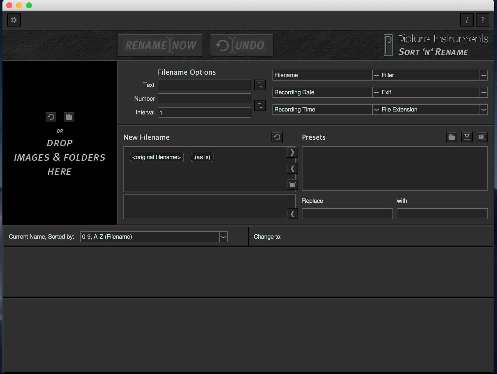 Picture Instruments Sort n Rename Pro 2.0.8 for Mac|Mac版下载 | 批量文件重命名工具