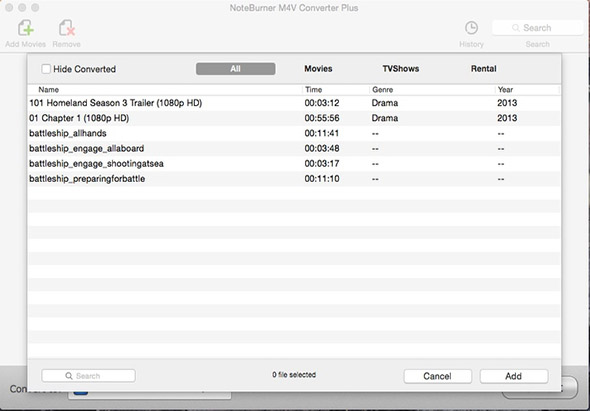 NoteBurner M4V Converter Plus 4.3.8 for Mac|Mac版下载 | M4V视频格式转换器