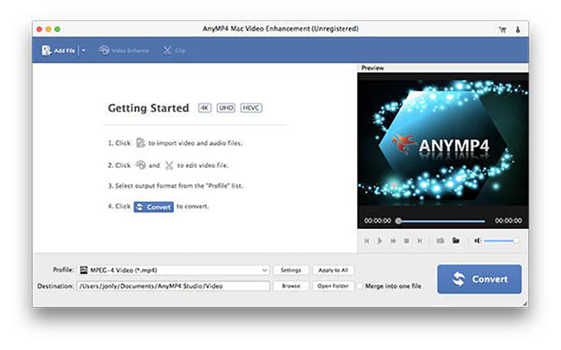 AnyMP4 Mac Video Enhancement 8.2.10 for Mac|Mac版下载 | 视频增强和编辑工具