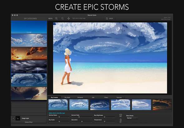 SkyLab Studio 2.5 for Mac|Mac版下载 | 为照片添加上绚丽的天空景象