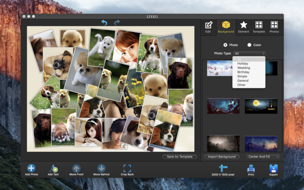 Photo Collage-Photo Poster HD 3.4.2 for Mac|Mac版下载 | 照片拼贴软件