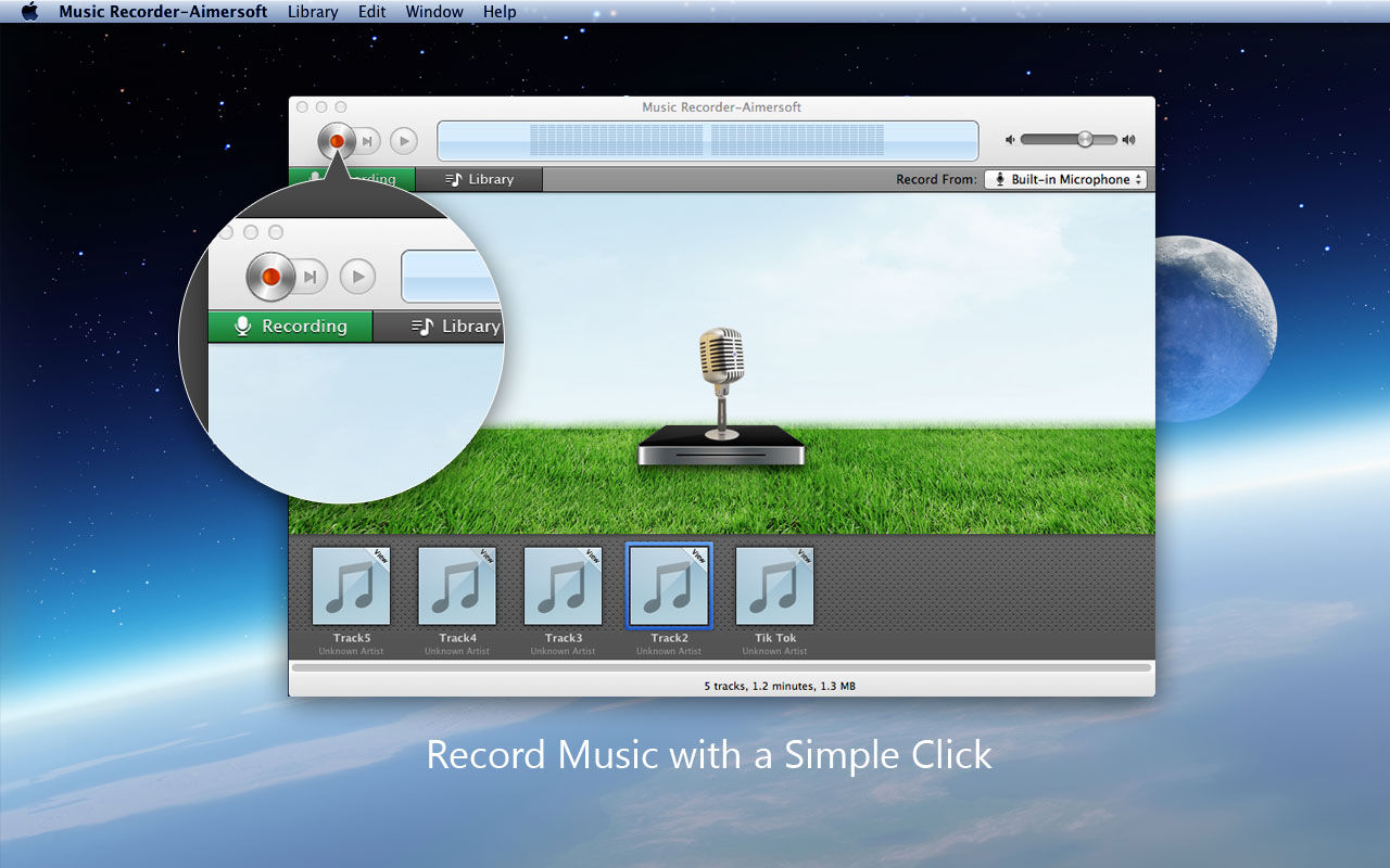 Aimersoft Music Recorder 2.4.3 for Mac|Mac版下载 | 录音软件