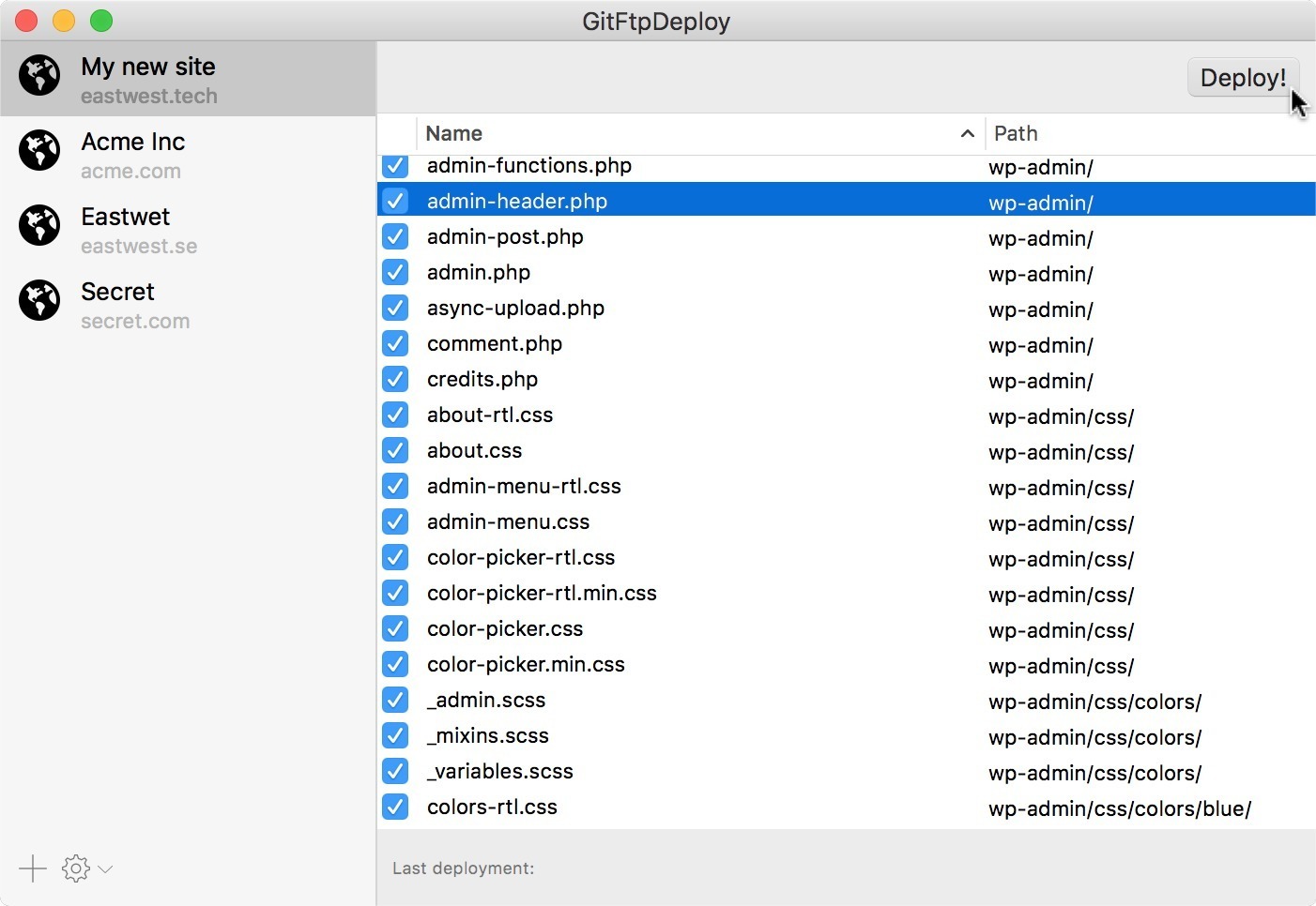 GitFTP-Deploy 2.7.1 for Mac|Mac版下载 | Git开发部署工具