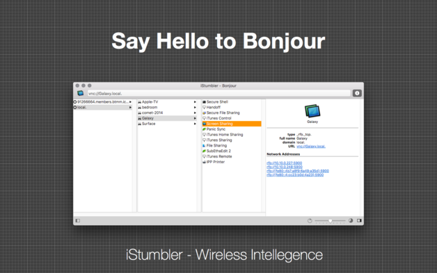 iStumbler 103.43 for Mac|Mac版下载 | 无线网络管理工具