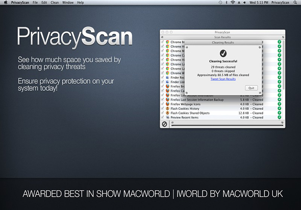 PrivacyScan 1.9.5 for Mac|Mac版下载 | 隐私保护工具