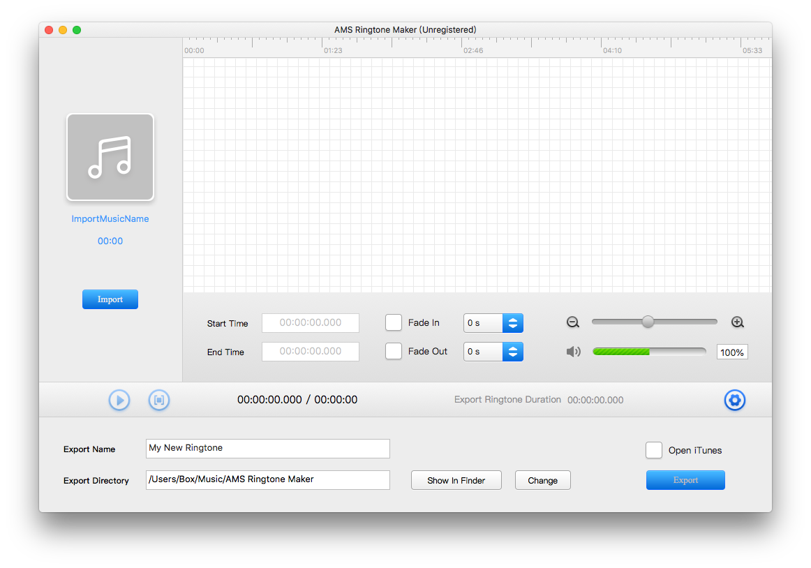AMS Ringtone Maker 2.0.0 for Mac|Mac版下载 | 手机铃声制作