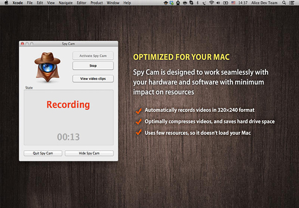 Spy Cam 3.5 for Mac|Mac版下载 | 视频监控软件