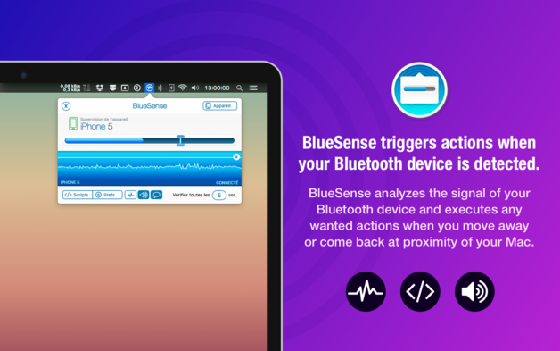 BlueSense 1.3 for Mac|Mac版下载 | 蓝牙功能增强工具