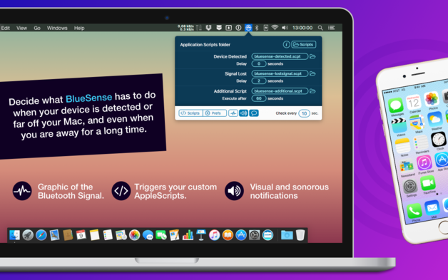 BlueSense 1.3 for Mac|Mac版下载 | 蓝牙功能增强工具