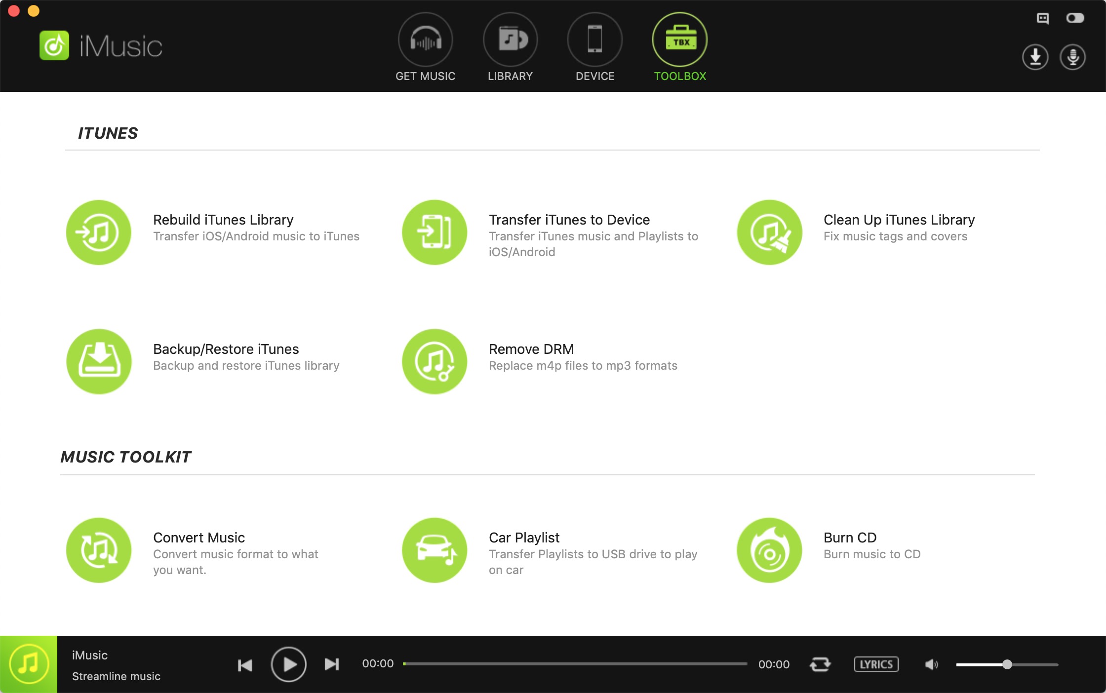 Aimersoft iMusic 2.0.7.1 for Mac|Mac版下载 | 多功能音乐管理器