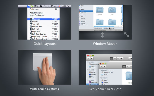 Flexiglass 1.7 for Mac|Mac版下载 | 应用窗口管理工具