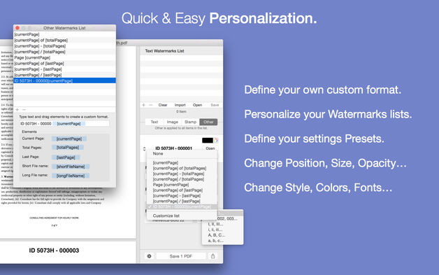 PDF Watermarker 3.9 for Mac|Mac版下载 | 为PDF添加水印