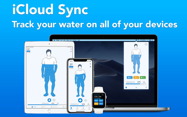 WaterMinder 1.2 for Mac|Mac版下载 | 跟踪和提醒每日饮水量