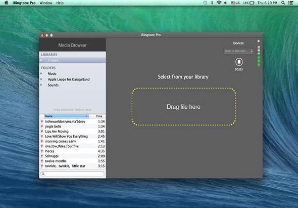 iRingtone Pro 3.6.5 for Mac|Mac版下载 | 手机铃声制作