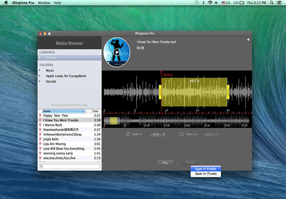 iRingtone Pro 3.6.5 for Mac|Mac版下载 | 手机铃声制作