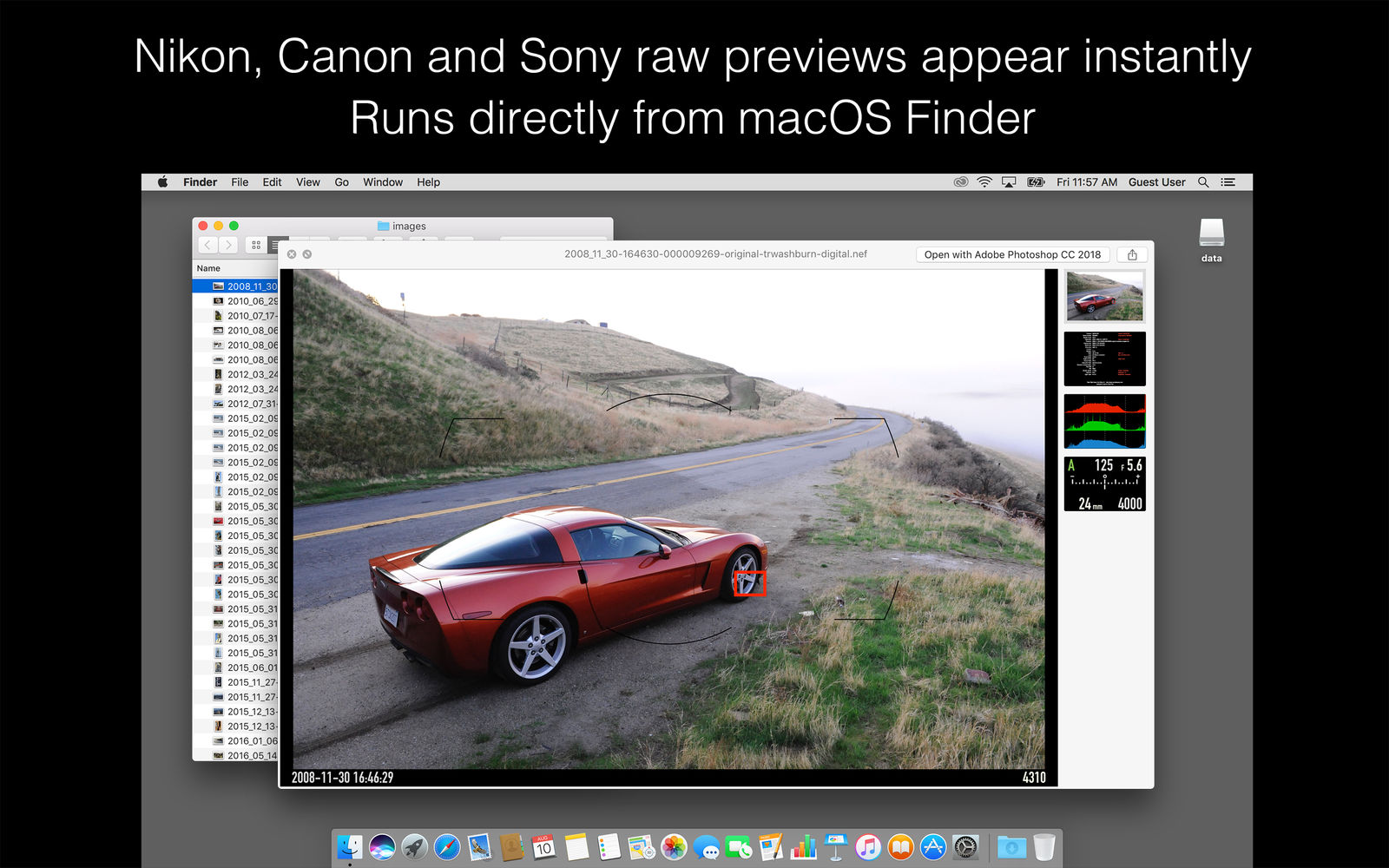 Raw Right Away 4.0.1 for Mac|Mac版下载 | 快速浏览Raw信息