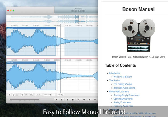 Boson 1.5.5 for Mac|Mac版下载 | 音频录制剪辑工具