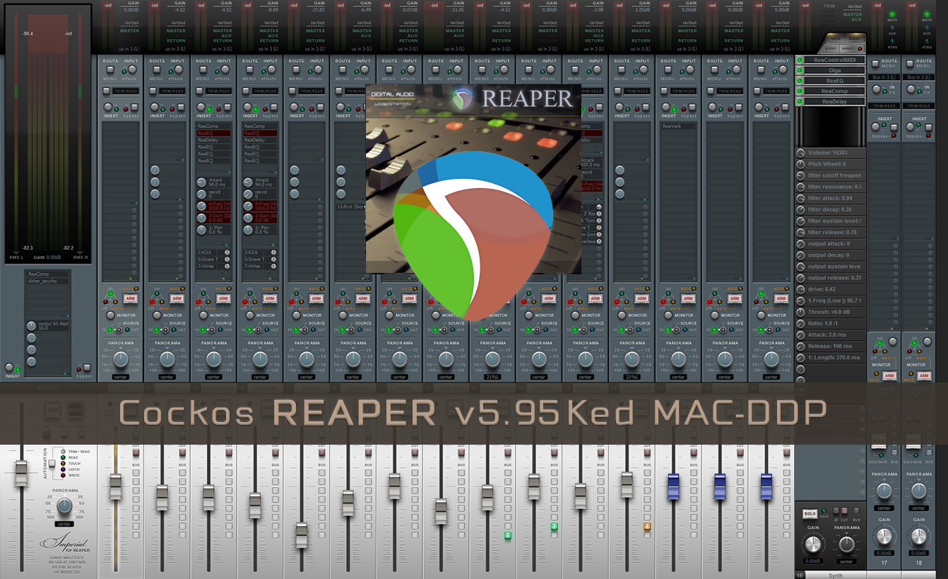 REAPER 5.95 for Mac|Mac版下载 | 音频编辑器