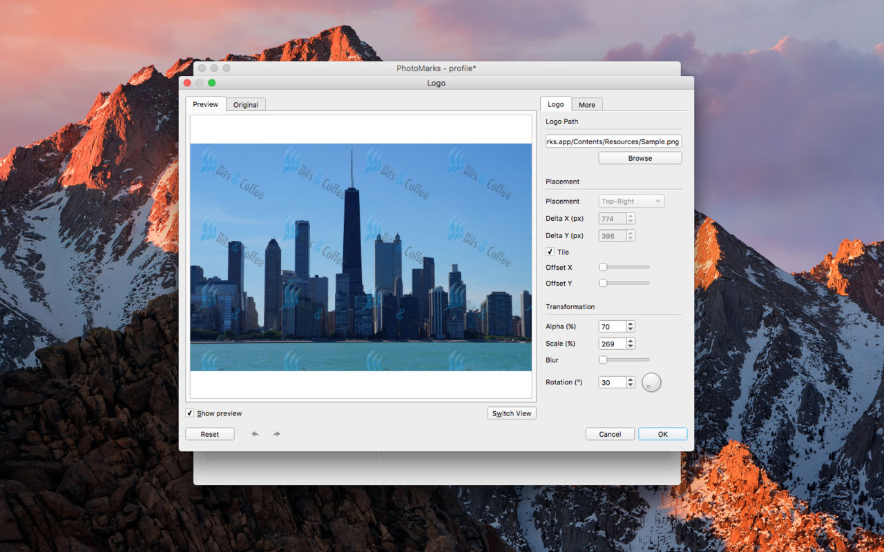 PhotoMarks 3.1 for Mac|Mac版下载 | 批量图像水印处理