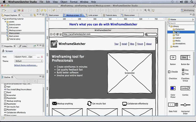 WireframeSketcher 5.0.3 for Mac|Mac版下载 | 界面设计软件