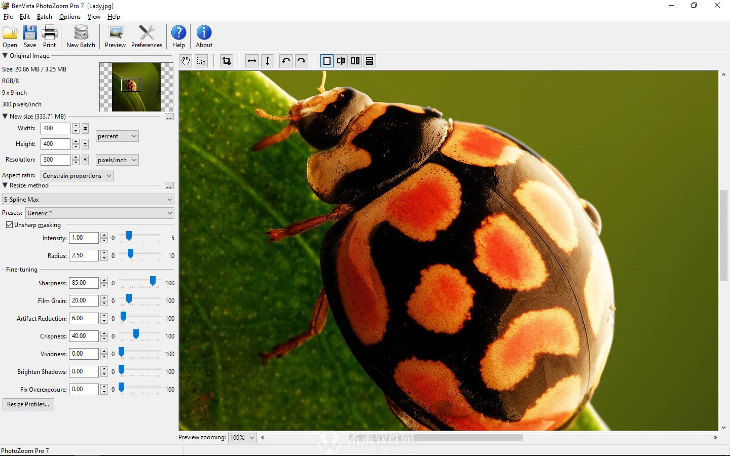 PhotoZoom Pro 7.1 for Mac|Mac版下载 | 照片无损放大