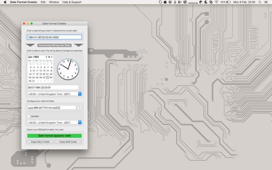 Date Format Creator 1.3 for Mac|Mac版下载 | 日期格式转换工具