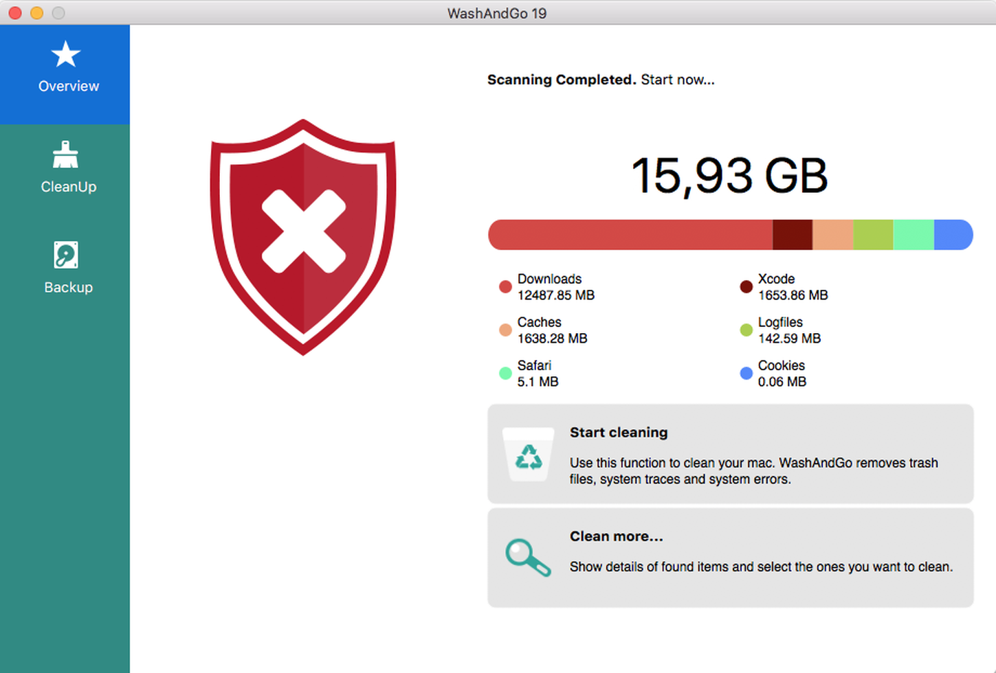 WashAndGo 19.1 for Mac|Mac版下载 | 系统清理工具