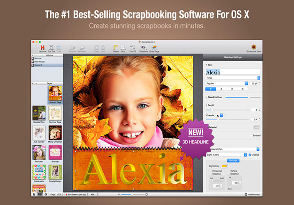 iScrapbook 7.0.4 for Mac|Mac版下载 | 数码剪贴簿