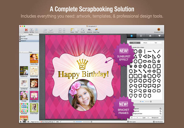 iScrapbook 7.0.4 for Mac|Mac版下载 | 数码剪贴簿