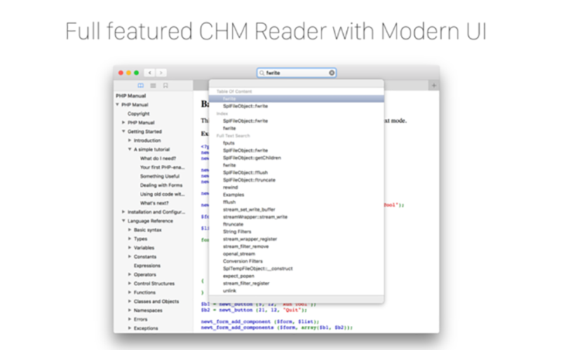 iCHM Pro 2.1.3 for Mac|Mac版下载 | CHM 阅读器