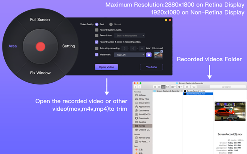 Screen Capture & Recorder 2.5.2 for Mac|Mac版下载 | 屏幕录制软件
