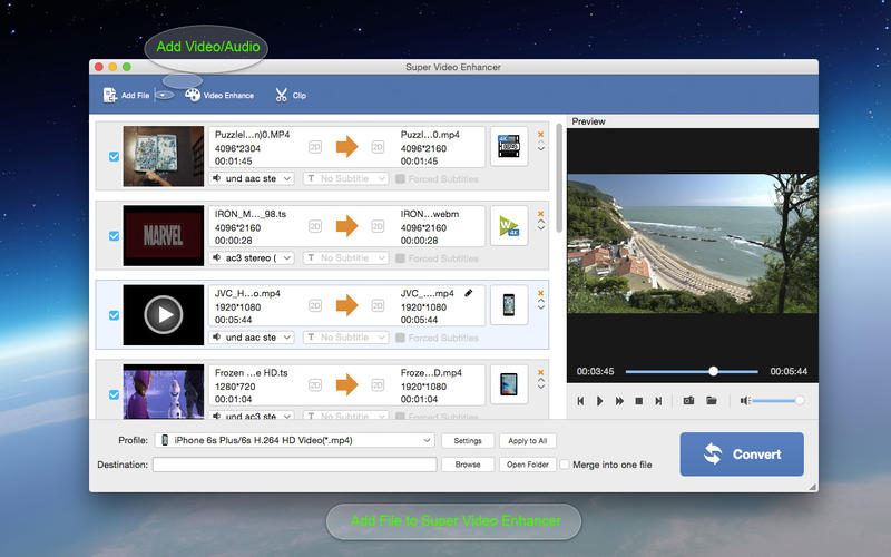 超级视频增强器-最简单的视频美化编辑器 1.0.73 for Mac|Mac版下载 | Super Video Enhancer