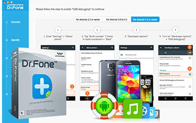 Wondershare Dr.Fone for Android 1.4.1 for Mac|Mac版下载 | 安卓数据恢复软件