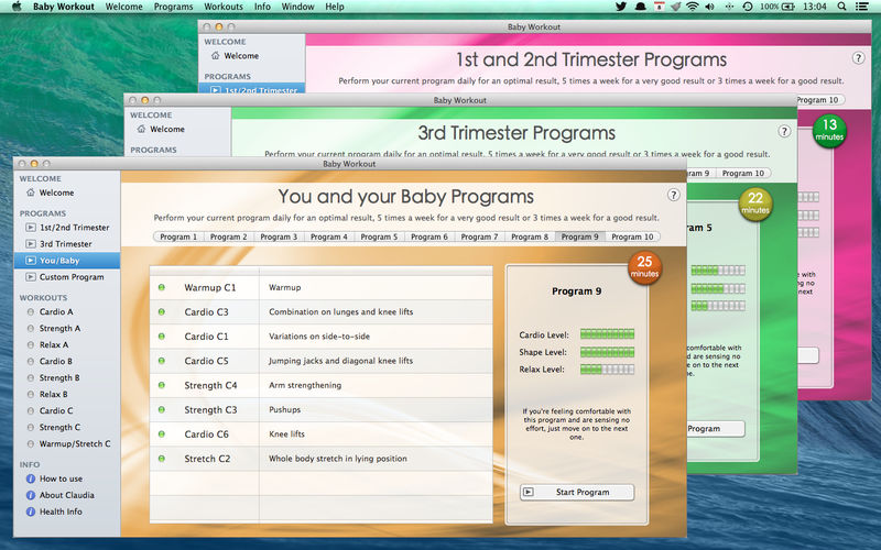 Baby Workout 1.1 for Mac|Mac版下载 | 锻炼软件