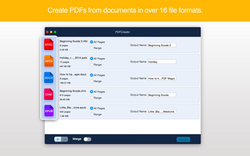 PDFCreator-Batch Create PDF Files 4.0.0 for Mac|Mac版下载 | PDF创建软件