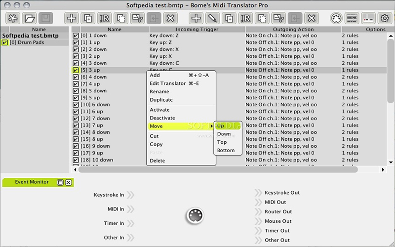 Bome MIDI Translator Pro 1.8.1 for Mac|Mac版下载 | MIDI 格式转换软件