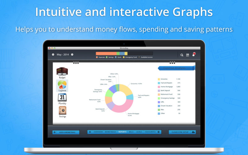 Moneybag 1.0.1 for Mac|Mac版下载 | 财务管理工具