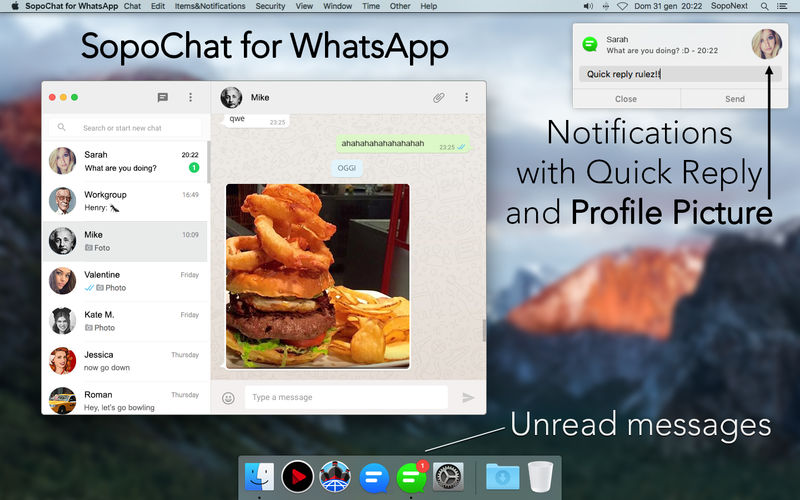 SopoChat for WhatsApp 3.2.5 for Mac|Mac版下载 | 社交通讯软件