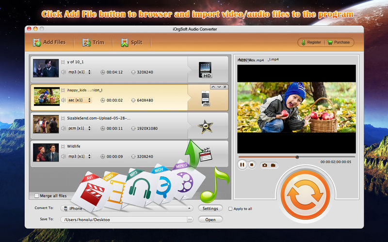 iOrgSoft Audio Converter 7.0.13 for Mac|Mac版下载 | 专业音频转换器工具