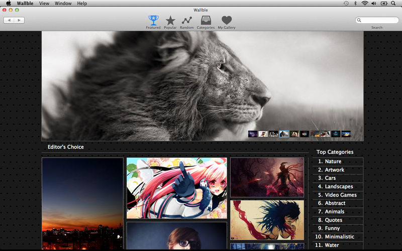 Wallble Pro - HD Wallpapers 1.3.8 for Mac|Mac版下载 | 高清壁纸