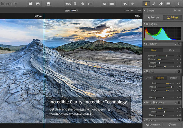 Intensify 1.2.3 for Mac|Mac版下载 | 照片后期处理工具
