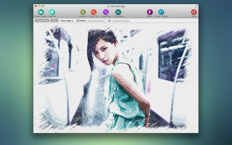 PencilSketch 2.5.1 for Mac|Mac版下载 | 照片转手绘素描软件